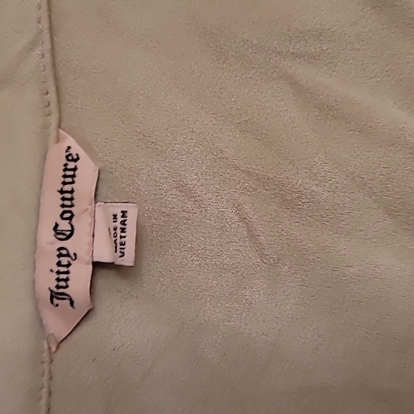 Juicy couture women's open  front vest, Ivory color, size: small - Picture 6 of 11